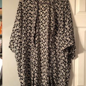 Calvin Klein Floral Bathrobe